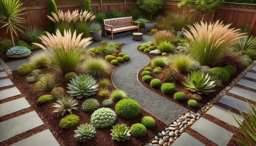 low-maintenance garden design tips