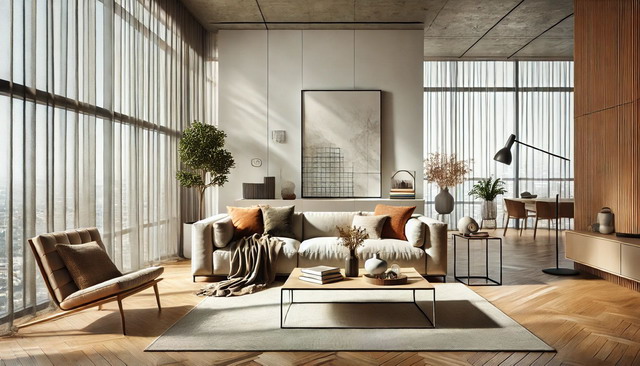 Modern minimalist living room decor trends 2026