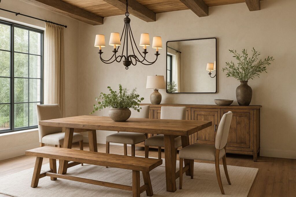 Rustic Chic Dining Room Trends 2026: Color, Furniture & Decor Ideas